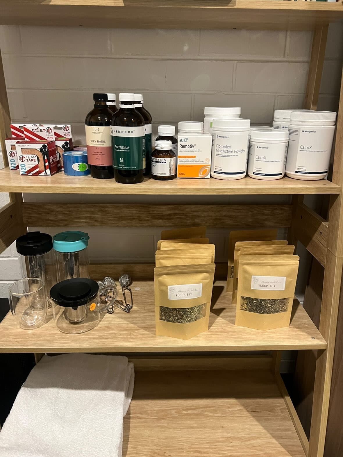 Alanna's consulting desk in the Hamlyn Heights clinic.
